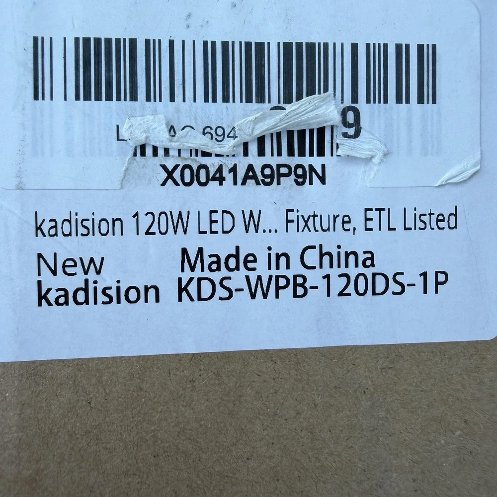 Kadision 120W LED Wall Pack Light Dusk To Dawn‎ Photocell 3CCT Outdoor 120-277V